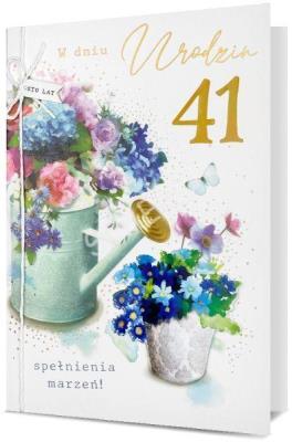 Opakowanie Karnet B6 Urodziny (wymienne cyfry)