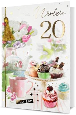 Opakowanie Karnet B6 Urodziny (wymienne cyfry)