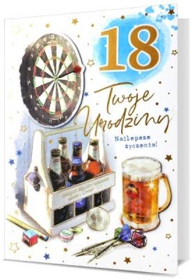 Opakowanie Karnet B6 Urodziny (wymienne cyfry)