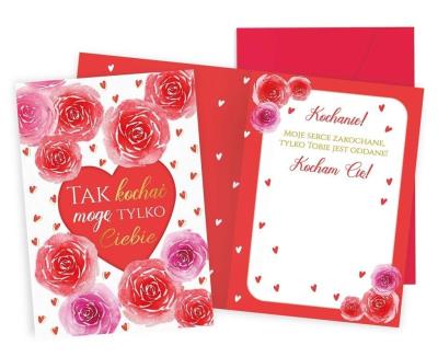Opakowanie Karnet B6 Walentynki