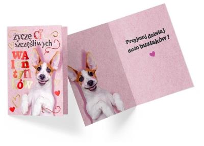 Opakowanie Karnet B6 Walentynki