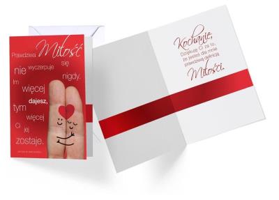 Opakowanie Karnet B6 Walentynki