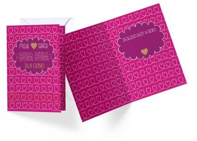 Opakowanie Karnet B6 Walentynki