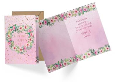 Opakowanie Karnet B6 Walentynki