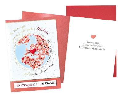 Opakowanie Karnet B6 Walentynki