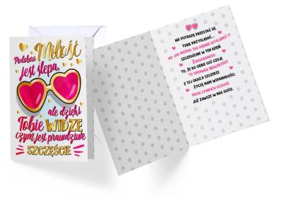 Opakowanie Karnet B6 Walentynki