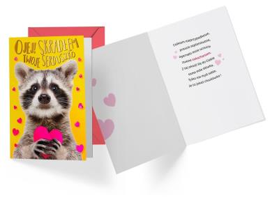 Opakowanie Karnet B6 Walentynki