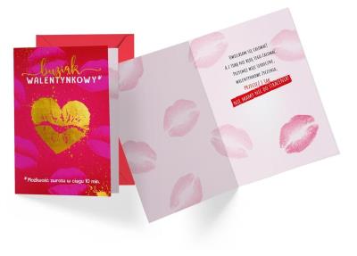 Opakowanie Karnet B6 Walentynki