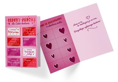 Opakowanie Karnet B6 Walentynki