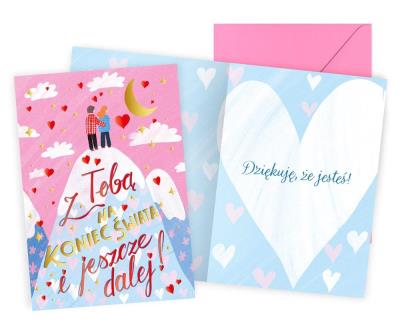 Opakowanie Karnet B6 Walentynki