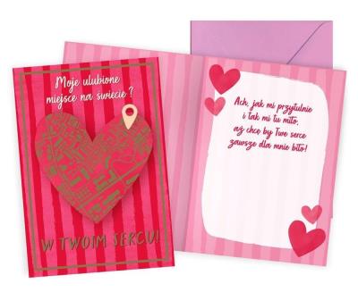 Opakowanie Karnet B6 Walentynki