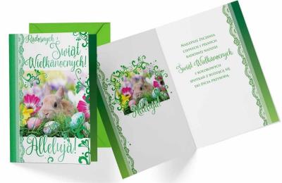 Opakowanie Karnet B6 Wielkanoc