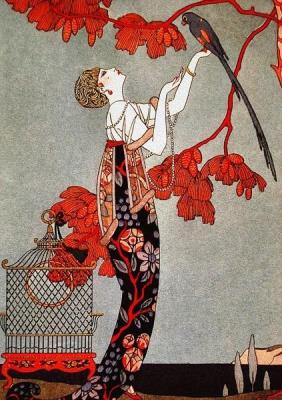 Opakowanie Karnet B6 z kopertą Czerwone drzewo