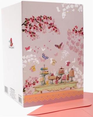 Opakowanie Karnet B6 ZZG-190509 złocony Stół