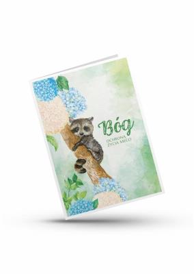 Opakowanie Karnet - Bóg ochroną życia mego