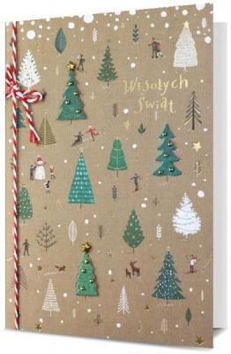 Opakowanie Karnet Boże Narodzenie