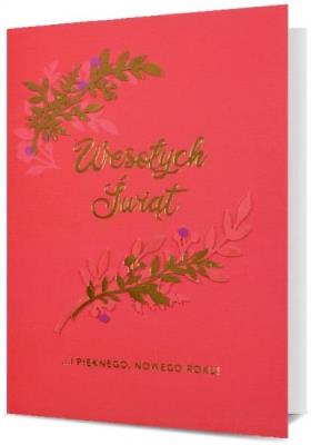 Opakowanie Karnet Boże Narodzenie