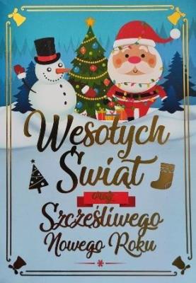 Opakowanie Karnet Boże Narodzenie