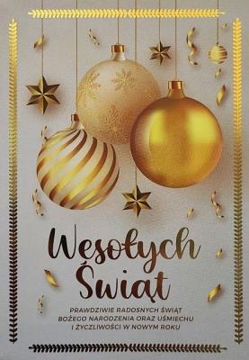 Opakowanie Karnet Boże Narodzenie