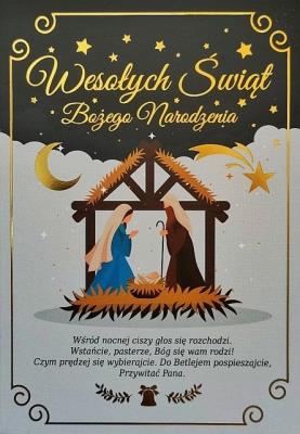 Opakowanie Karnet Boże Narodzenie