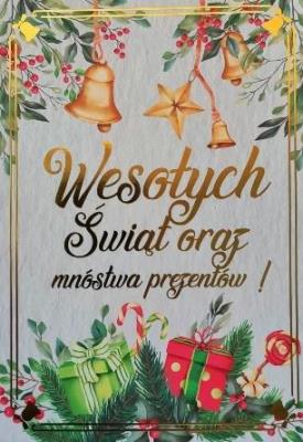 Opakowanie Karnet Boże Narodzenie