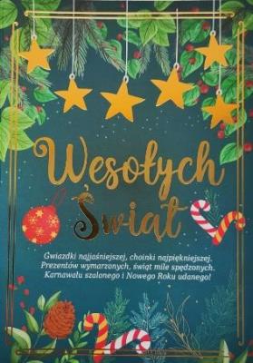 Opakowanie Karnet Boże Narodzenie