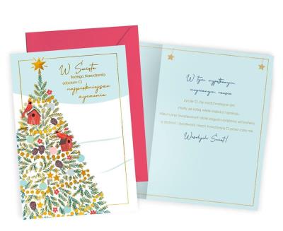 Opakowanie Karnet Boże Narodzenie