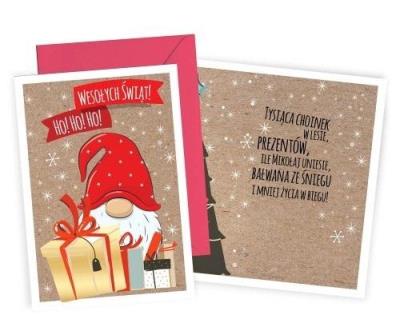 Opakowanie Karnet Boże Narodzenie