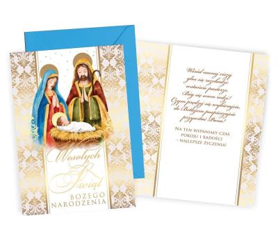 Opakowanie Karnet Boże Narodzenie