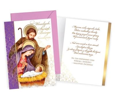 Opakowanie Karnet Boże Narodzenie
