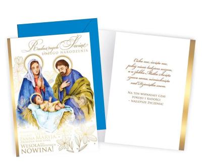 Opakowanie Karnet Boże Narodzenie