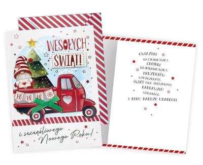Opakowanie Karnet Boże Narodzenie