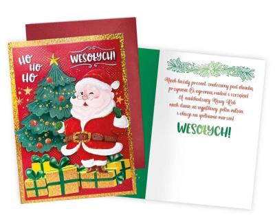 Opakowanie Karnet Boże Narodzenie