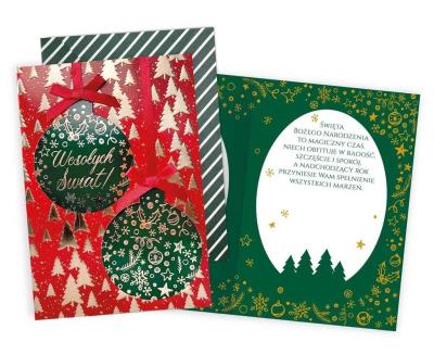Opakowanie Karnet Boże Narodzenie