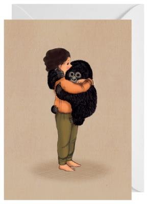 Opakowanie Karnet C6 Dziecię Goryla