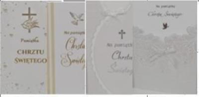 Opakowanie Karnet Chrzciny MIX (12szt)