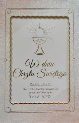 Opakowanie Karnet Chrzest 6K - 011