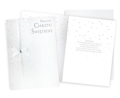 Opakowanie Karnet Chrzest