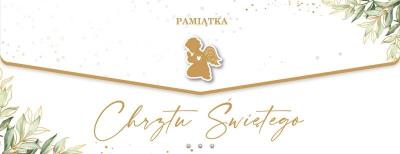 Opakowanie Karnet Chrzest