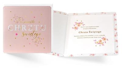 Opakowanie Karnet Chrzest
