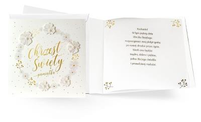 Opakowanie Karnet Chrzest