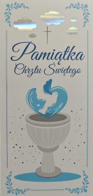 Opakowanie Karnet Chrzest chłopiec