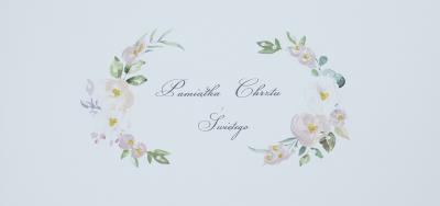 Opakowanie Karnet Chrzest DL C16 - Napis dziewczynka