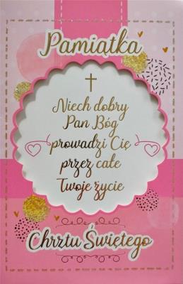 Opakowanie Karnet Chrzest dziewczynka 6K - 009