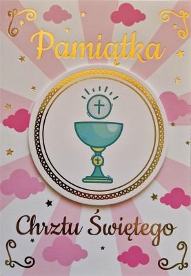 Opakowanie Karnet Chrzest dziewczynka