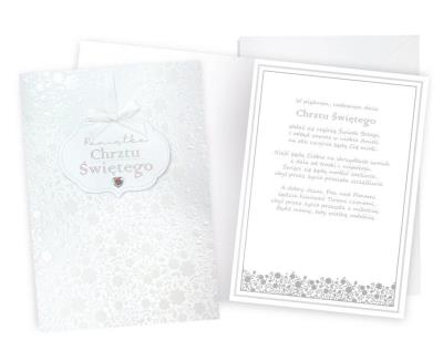 Opakowanie Karnet Chrzest