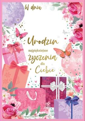 Opakowanie Karnet DK-1224 Urodziny (wymienne cyfry)