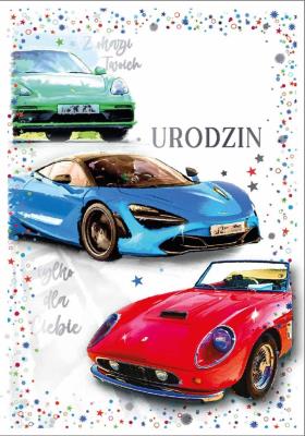 Opakowanie Karnet DK-1227 Urodziny (wymienne cyfry)