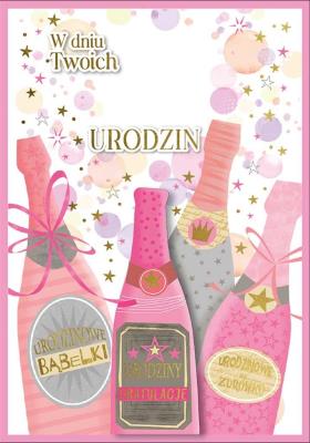 Opakowanie Karnet DK-1228 Urodziny (wymienne cyfry)