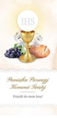 Opakowanie Karnet DL Komunia